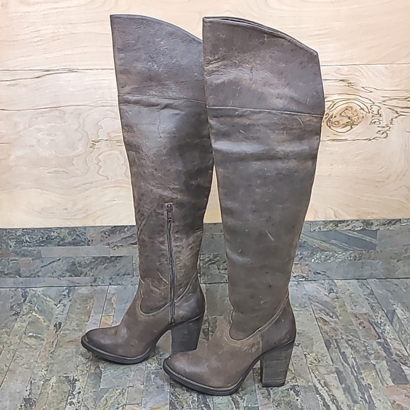 Musse & Cloud Joyce Leather Thigh High Boots Sz 38EU/7.5US - Picture 7 of 7